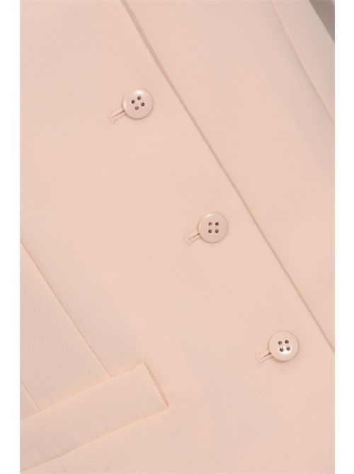 Gilet MSTMADIA in crepe di lana Rosa MAX MARA STUDIO | 2616151011600047